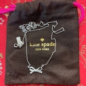Brand new Kate Spade bow necklace.